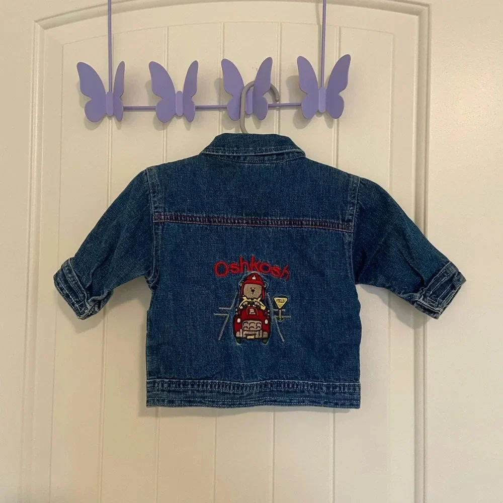 EUC | Vintage‎ Oshkosh B’gosh infant denim jacket — 3-6 months